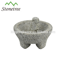 Natural Granite Stone Molcajete